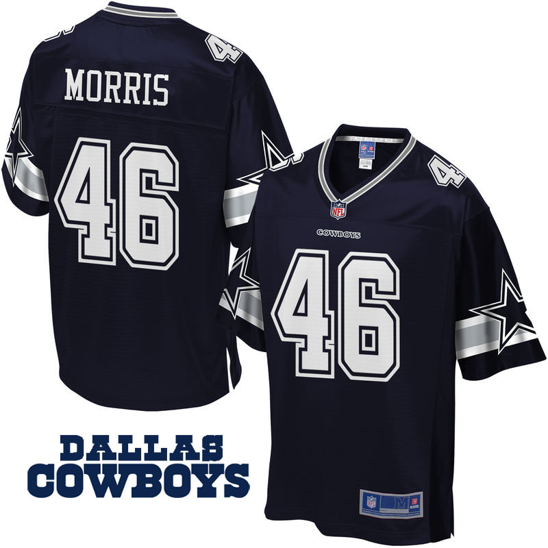 Youth Dallas Cowboys #46 Alfred Morris Navy Pro Line Player Jersey