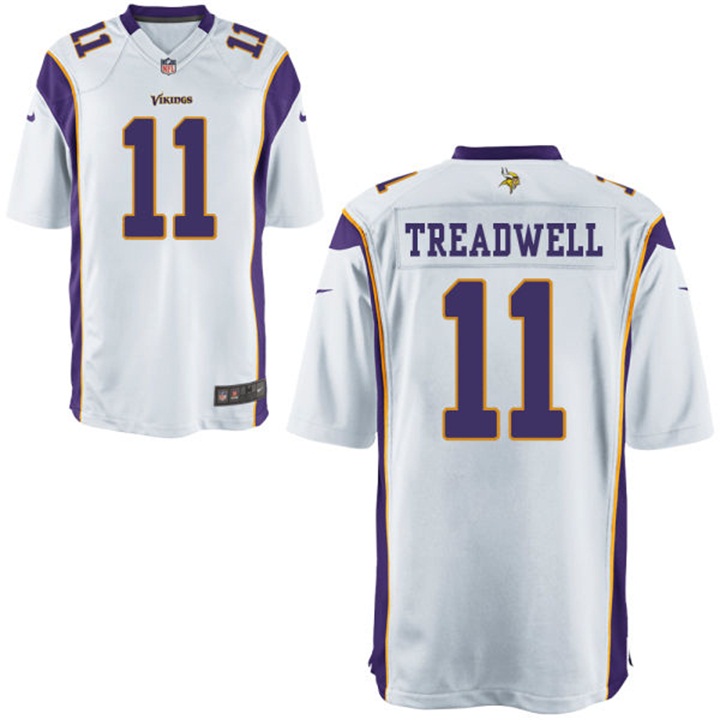 Youth Minnesota Vikings #11 Laquon Treadwell White Alternate Game Jersey