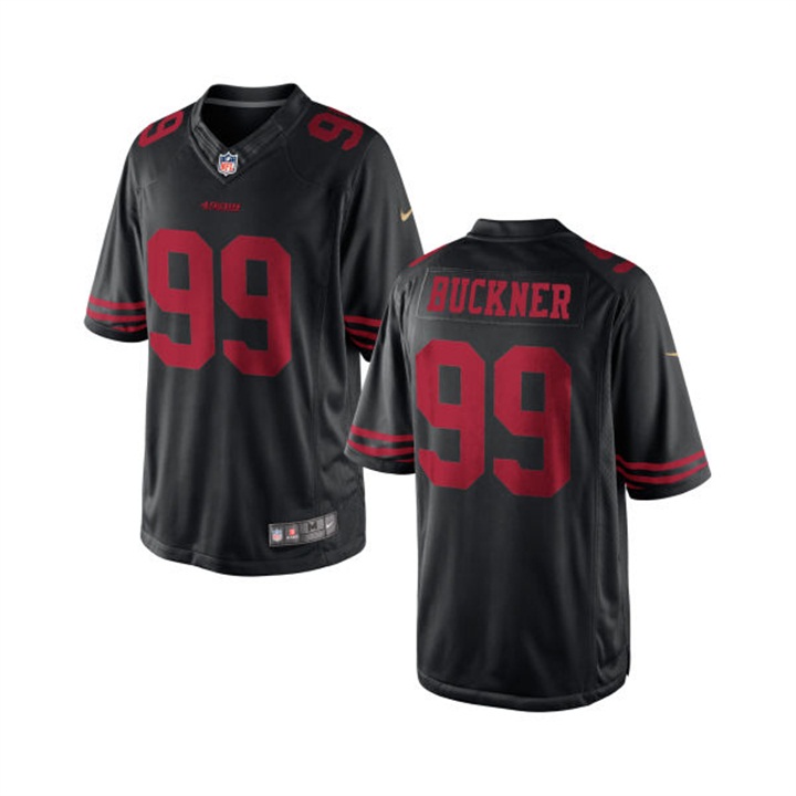 Youth San Francisco 49ers #99 Deforest Buckner Black Game Jersey