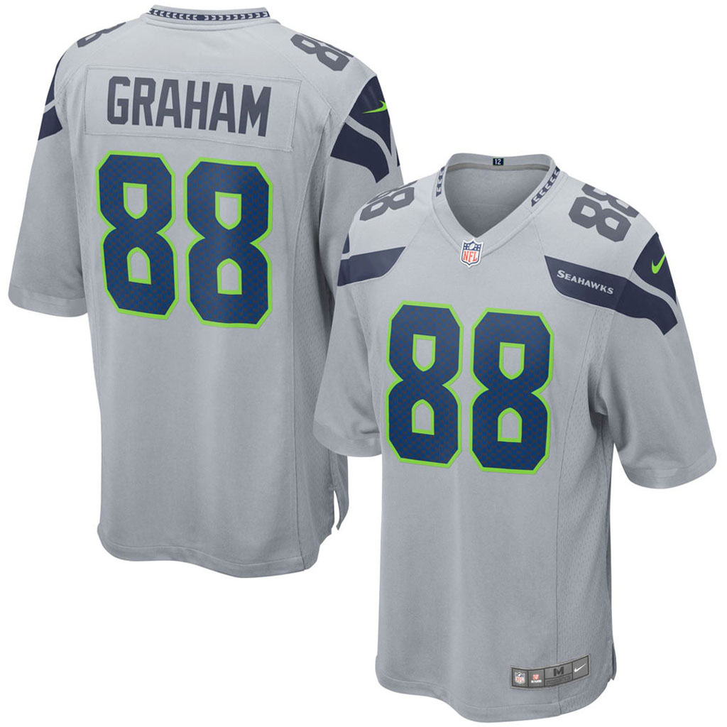 Youth Seattle Seahawks #88 Jimmy Graham Navy Game Jersey