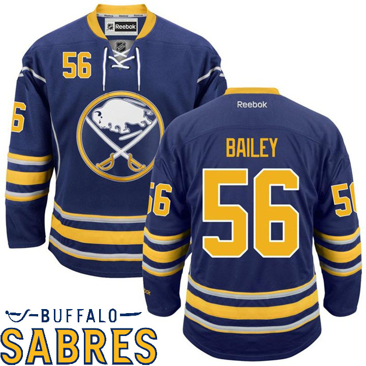 Buffalo Sabres Justin Bailey Navy Blue Premier Jersey