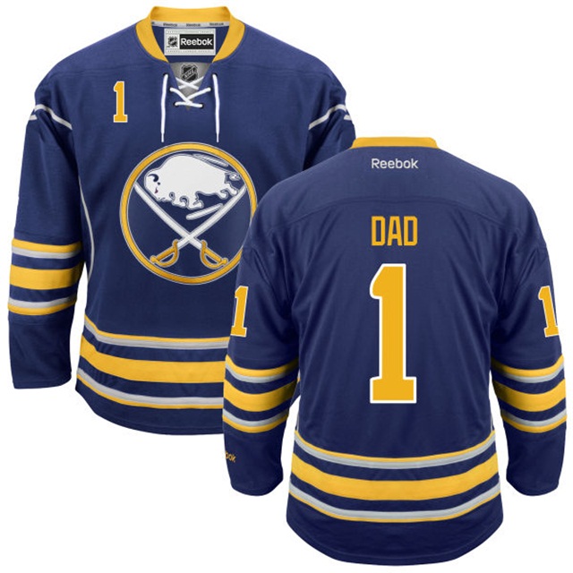 Gift for Dad Buffalo Sabres Navy Number One Dad Jersey