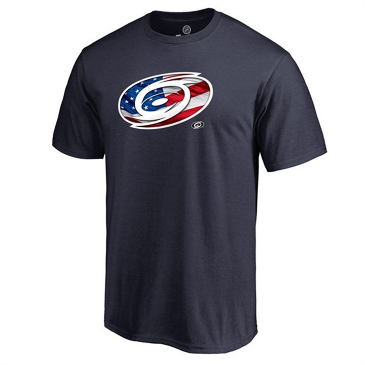 Carolina Hurricanes Banner Wave Navy T-Shirt