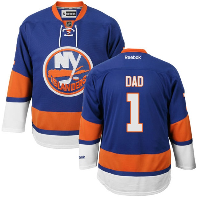 Gift for Dad New York Islanders Royal Blue Number One Dad Jersey