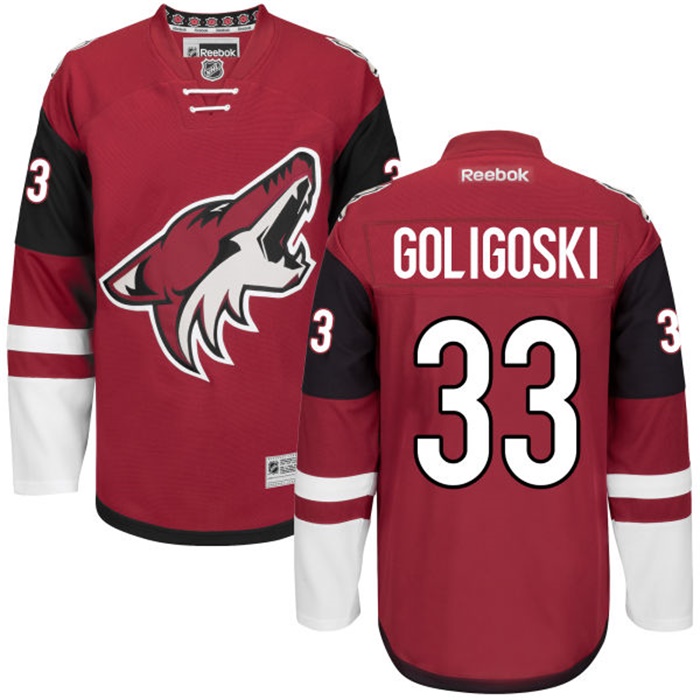 Alex Goligoski Coyotes Garnet Home Premier Jersey