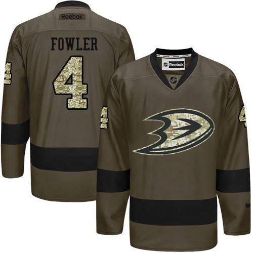 Cam Fowler Anaheim Ducks #4 Green Camo Player Jersey