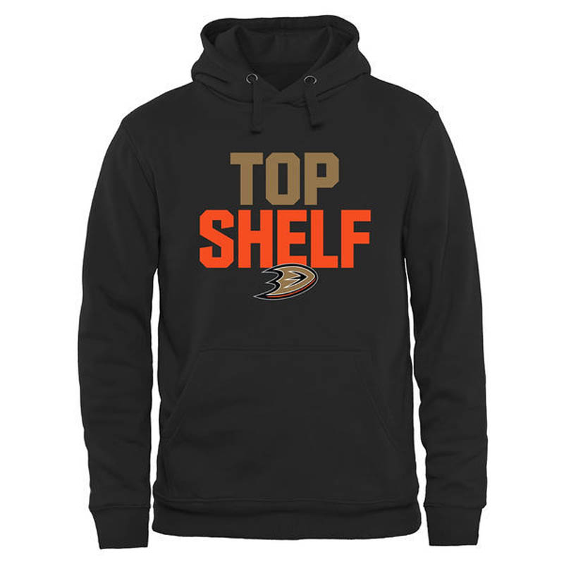 Ducks Black Top Shelf Pullover Hoodie