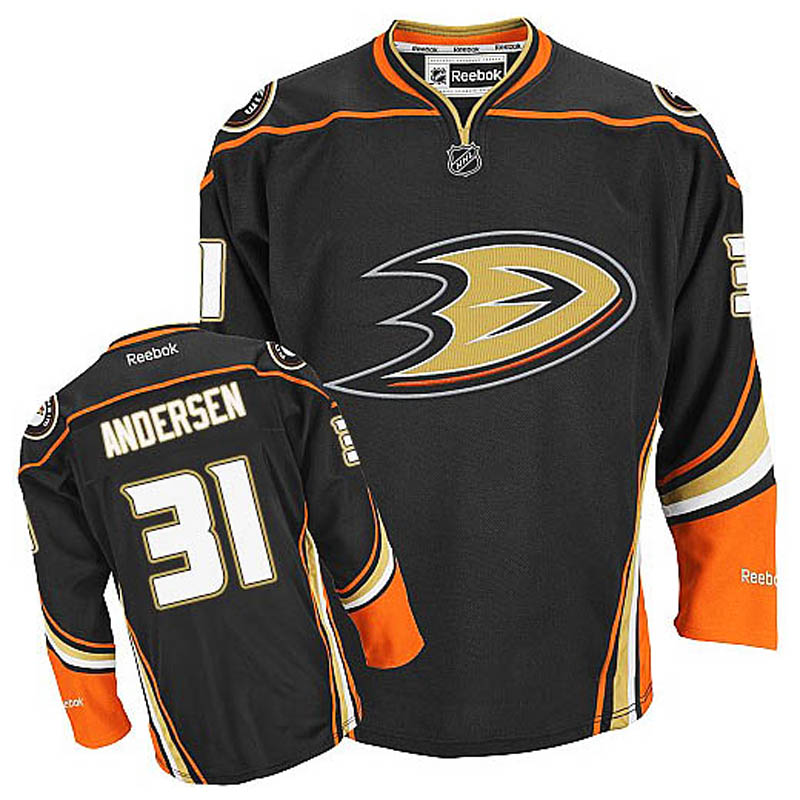 Frederik Andersen Anaheim Ducks #31 Third Ice Hockey Jersey