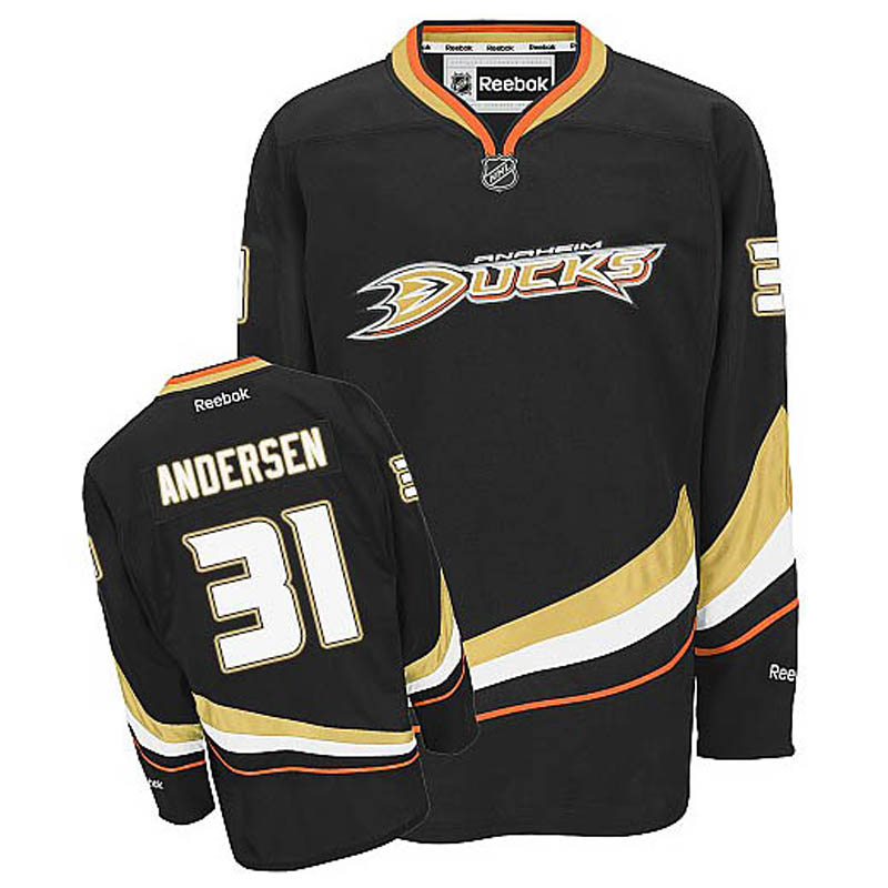 Frederik Andersen Anaheim Ducks #31 Home Ice Hockey Jersey