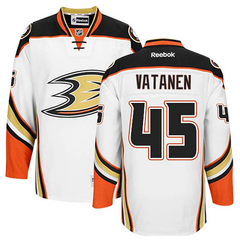 Sami Vatanen Anaheim Ducks #45 Away Ice Hockey Jersey