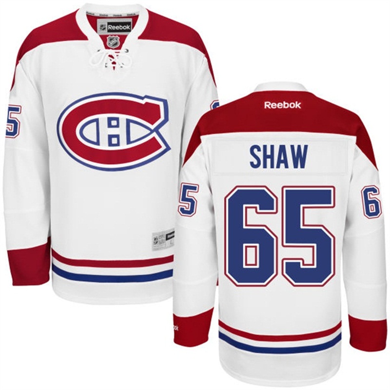 Andrew Shaw Montreal Canadiens White Premier Away Jersey