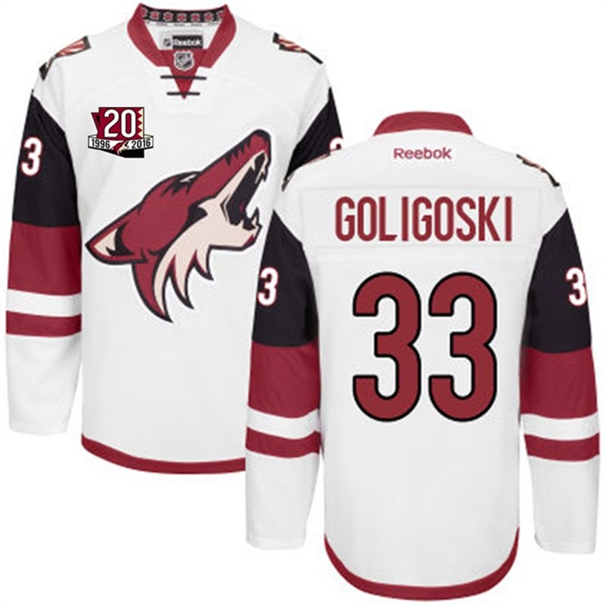 Coyotes Alex Goligoski White Jersey