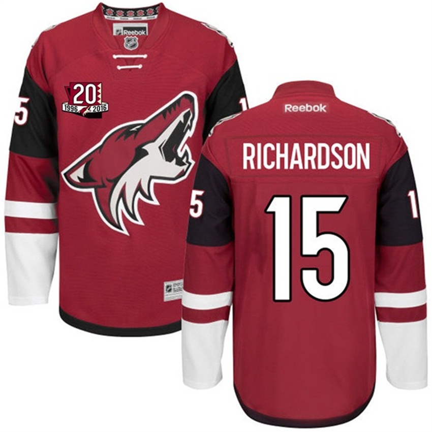 Coyotes Brad Richardson Maroon Jersey