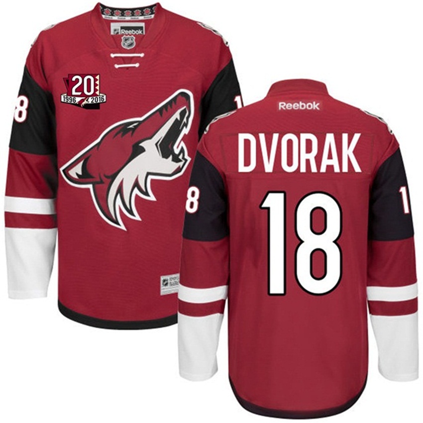 Coyotes Christian Dvorak Maroon Jersey