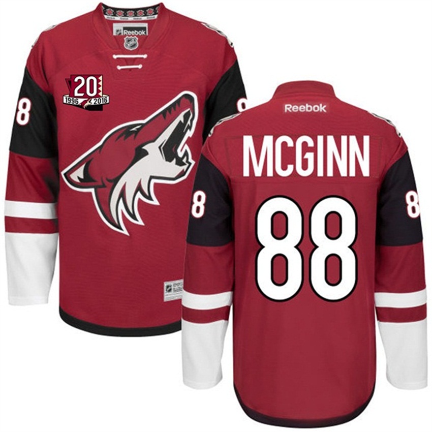 Coyotes Jamie McGinn Maroon Jersey