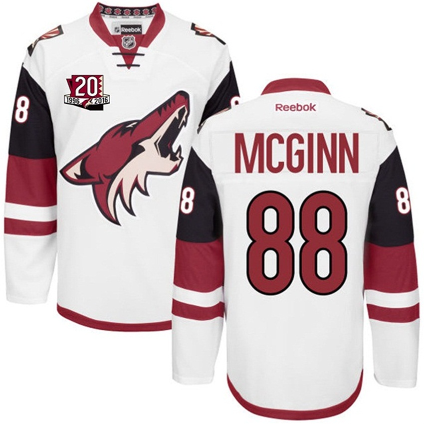 Coyotes Jamie McGinn White Jersey