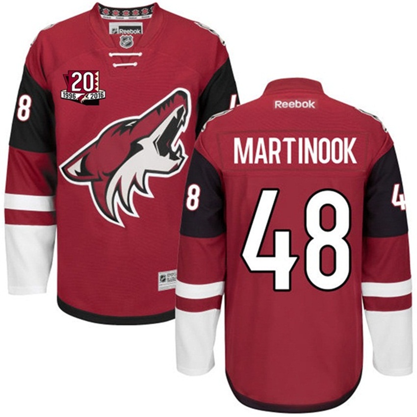 Coyotes Jordan Martinook Maroon Jersey