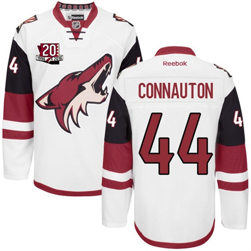 Coyotes Kevin Connauton White Jersey