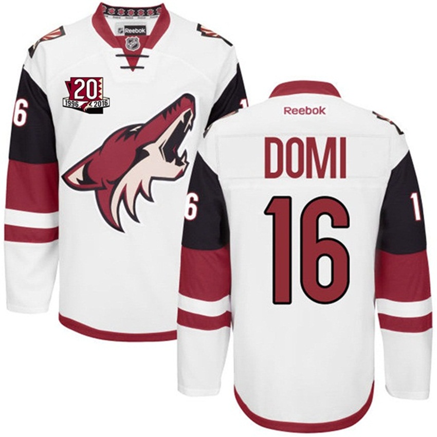 Coyotes Max Domi White Jersey