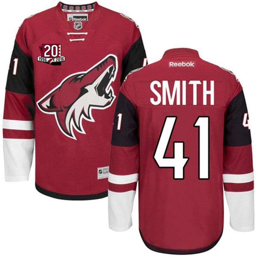 Coyotes Mike Smith Maroon Jersey