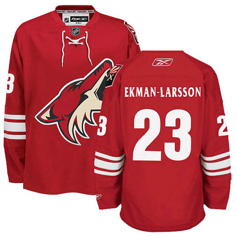 Oliver Ekman-Larsson Arizona Coyotes #23 Home Ice Hockey Jersey