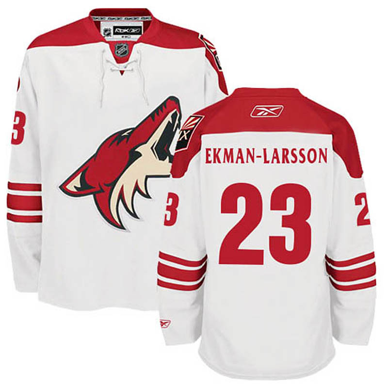 Oliver Ekman-Larsson Arizona Coyotes #23 Away Ice Hockey Jersey