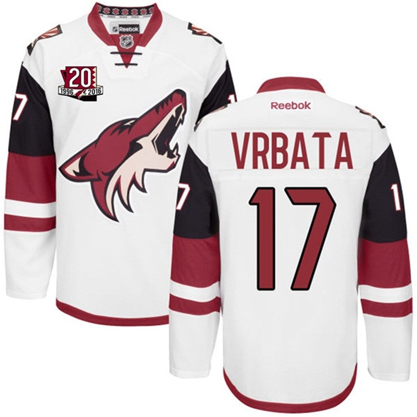 Coyotes Radim Vrbata White Jersey