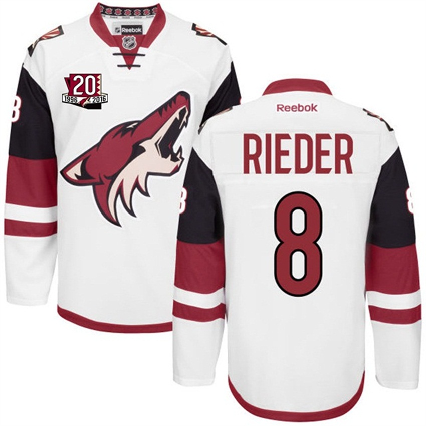 Coyotes Tobias Rieder White Jersey