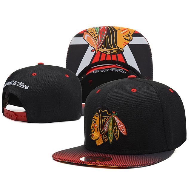 Chicago Blackhawks New Era Black 9FIFTY Adjustable Hat