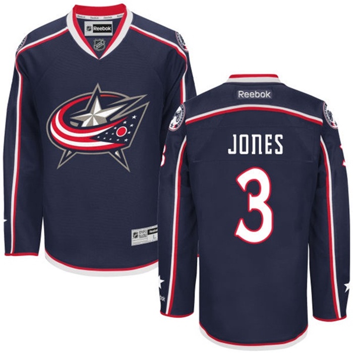 Seth Jones Blue Jackets Navy Home Premier Jersey