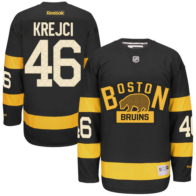 David Krejci Boston Bruins #46 Ice Hockey Jersey