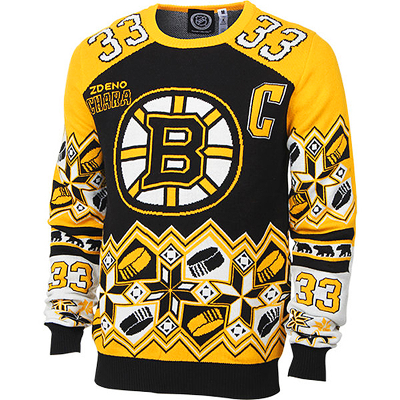 Boston Bruins Gold Ugly Sweater