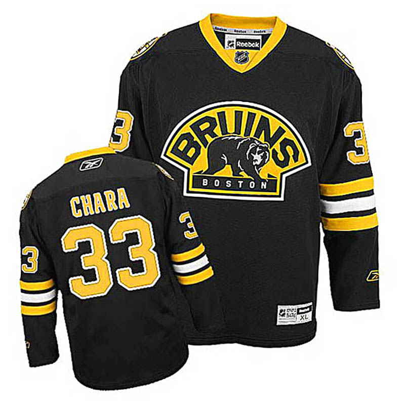 Zdeno Chara Boston Bruins #33 Third Ice Hockey Jersey