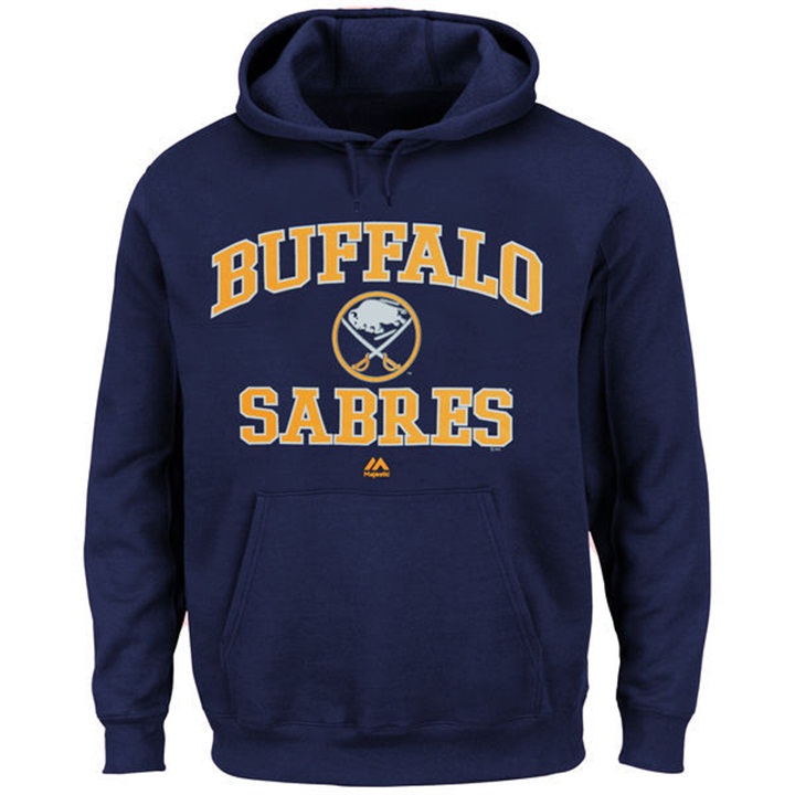 NHL Sabres Blue Heart And Soul Pullover Hoodie