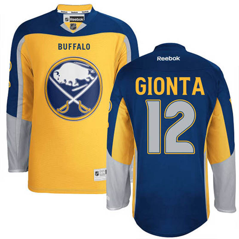 Brian Gionta Buffalo Sabres #12 New Third Ice Hockey Jersey