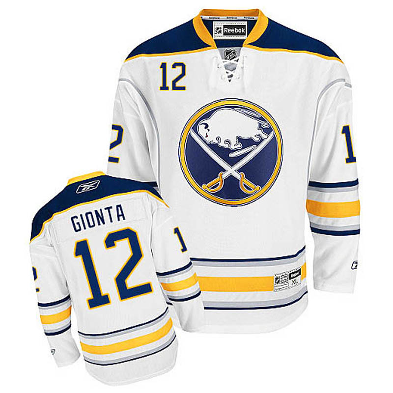 Brian Gionta Buffalo Sabres #12 Away Ice Hockey Jersey