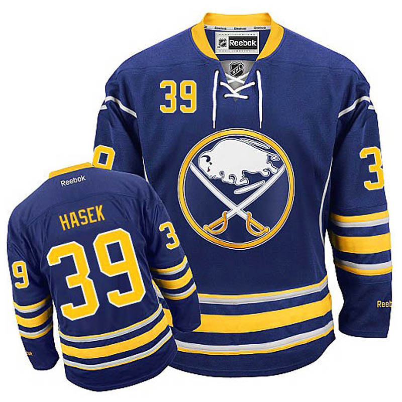 Dominik Hasek Buffalo Sabres #39 Home Ice Hockey Jersey