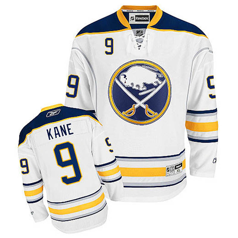 Evander Kane Buffalo Sabres #9 Away Ice Hockey Jersey