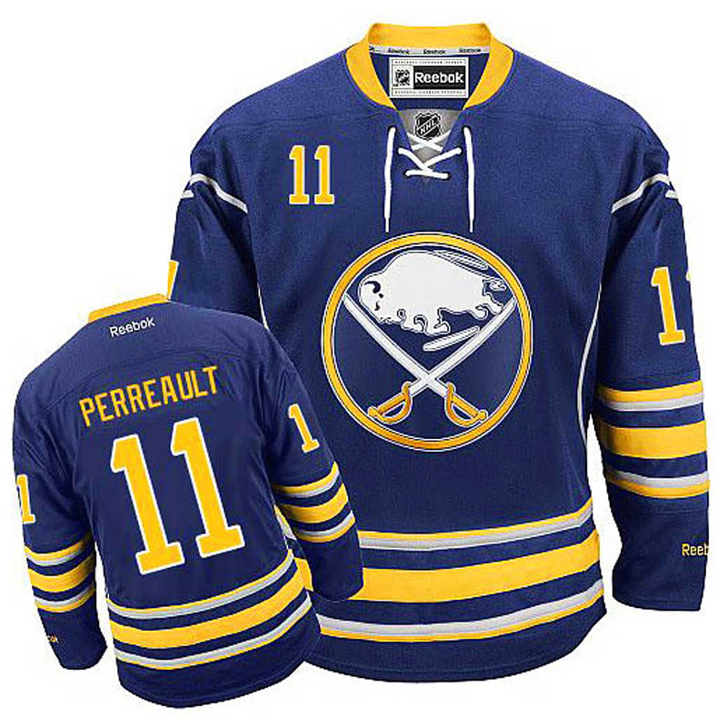 Gilbert Perreault Buffalo Sabres #11 Home Ice Hockey Jersey