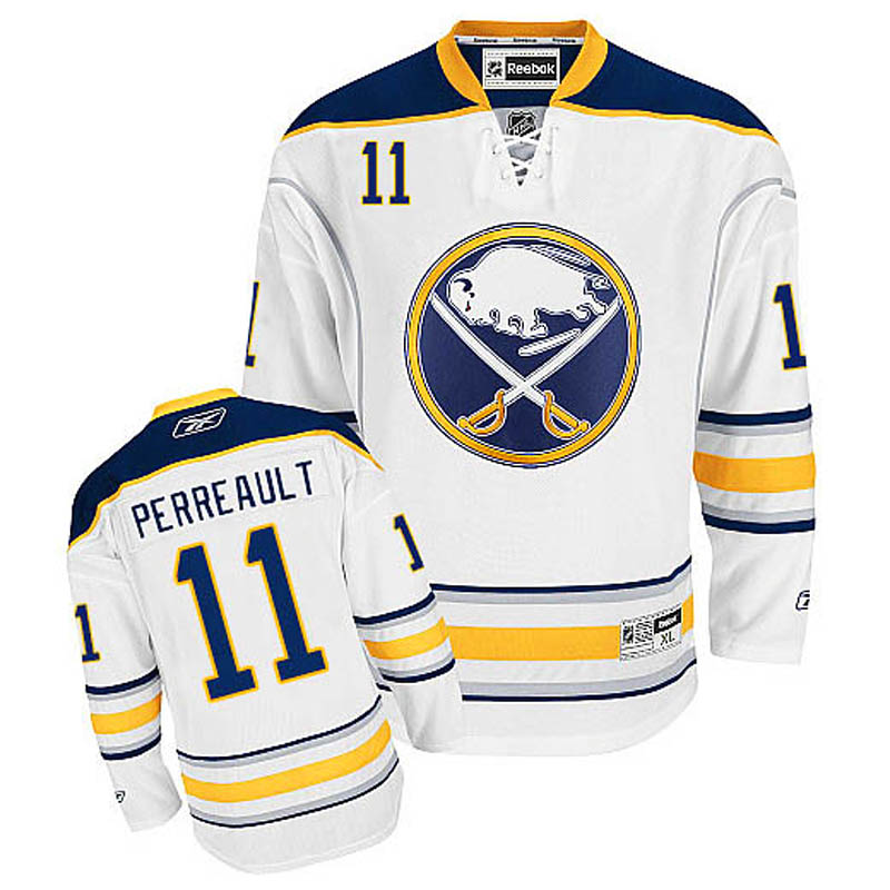 Gilbert Perreault Buffalo Sabres #11 Away Ice Hockey Jersey