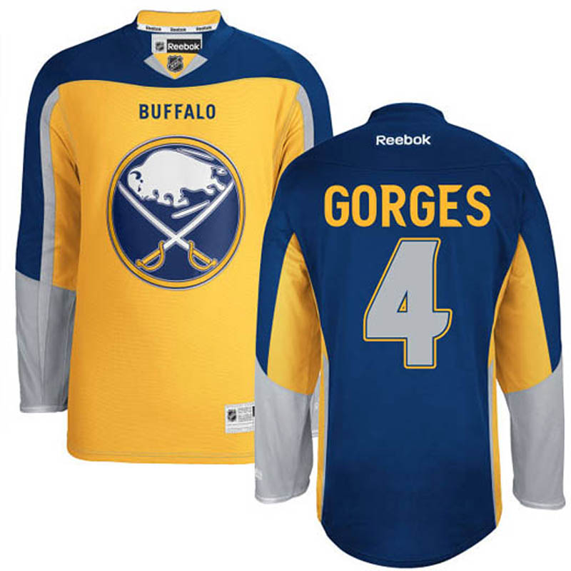 Josh Gorges Buffalo Sabres #4 New Third Ice Hockey Jersey