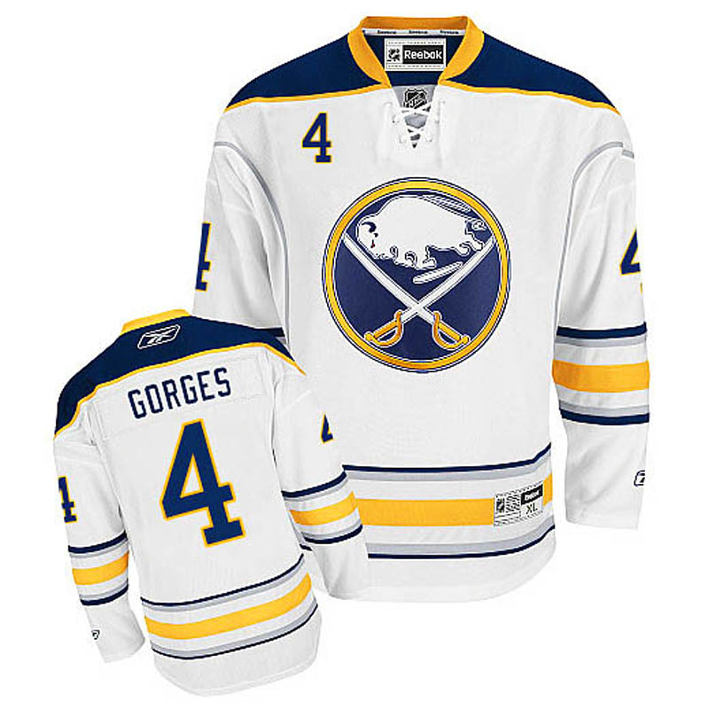 Josh Gorges Buffalo Sabres #4 Away Ice Hockey Jersey