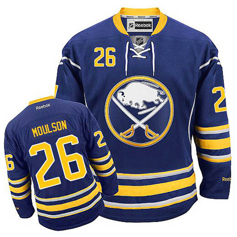 Matt Moulson Buffalo Sabres #26 Home Ice Hockey Jersey