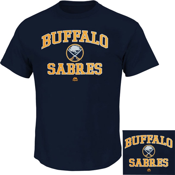 Buffalo Sabres Navy Blue Heart And Soul T-shirt