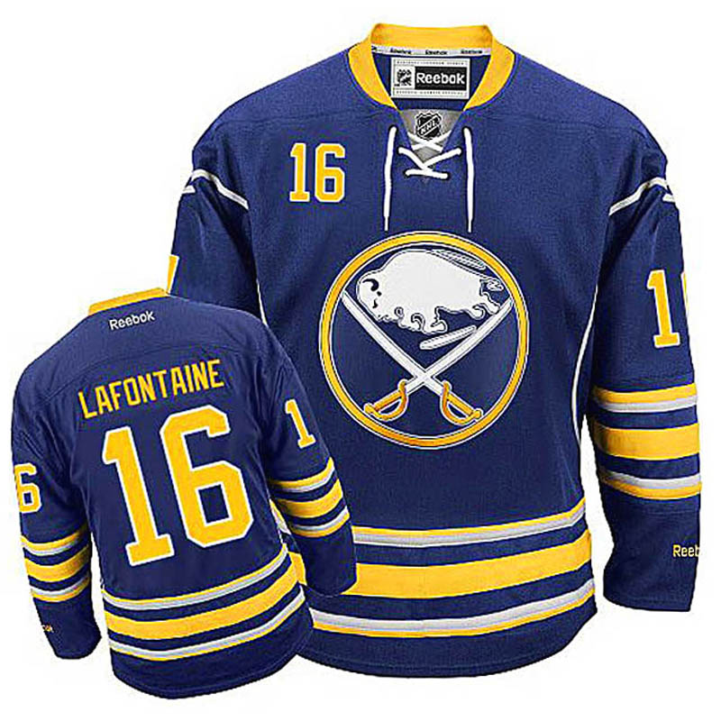 Pat Lafontaine Buffalo Sabres #16 Home Ice Hockey Jersey