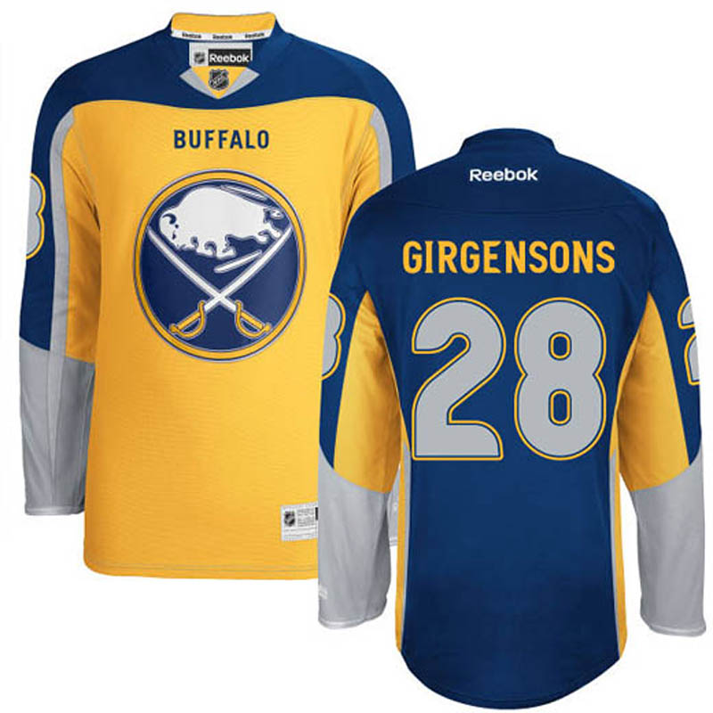 Zemgus Girgensons Buffalo Sabres #28 New Third Ice Hockey Jersey