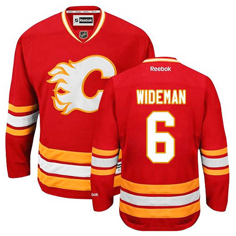 Dennis Wideman Calgary Flames #6 Third Ice Hockey Jersey