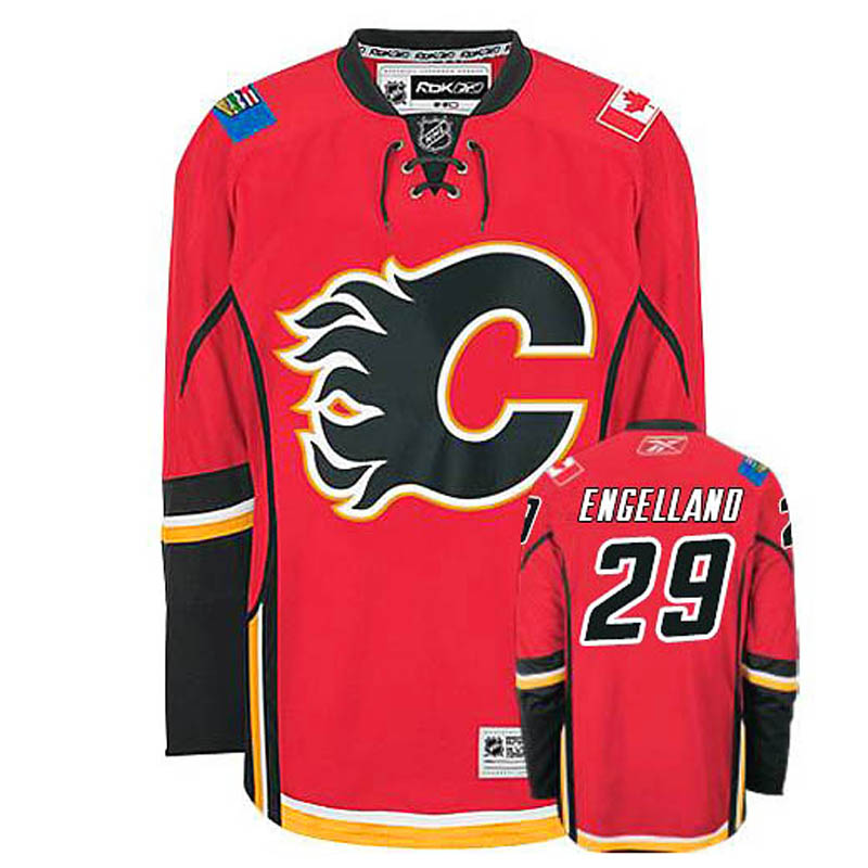 Deryk Engelland Calgary Flames #29 Home Ice Hockey Jersey