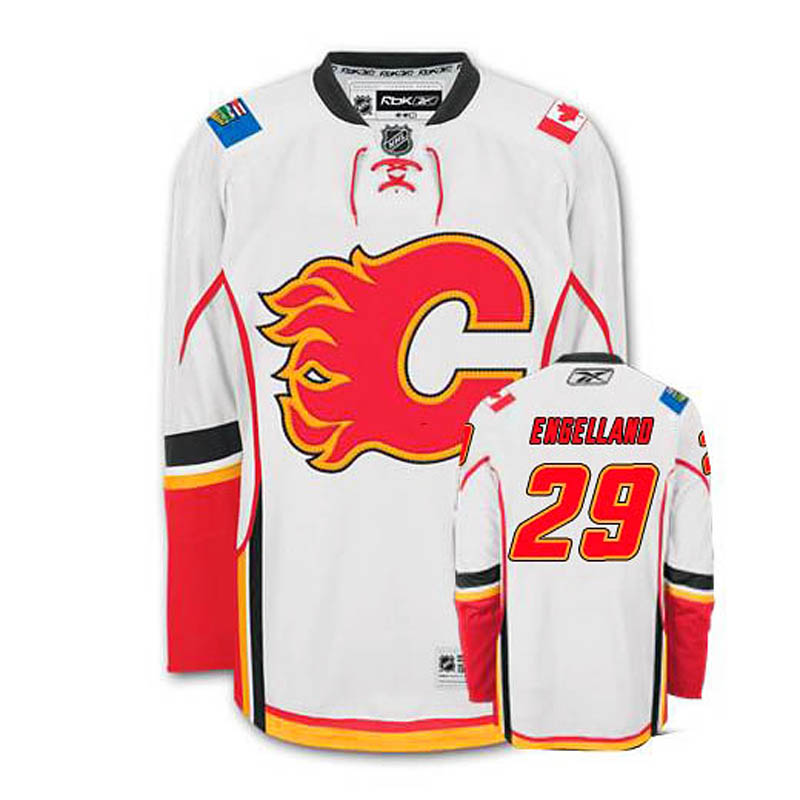 Deryk Engelland Calgary Flames #29 Away Ice Hockey Jersey