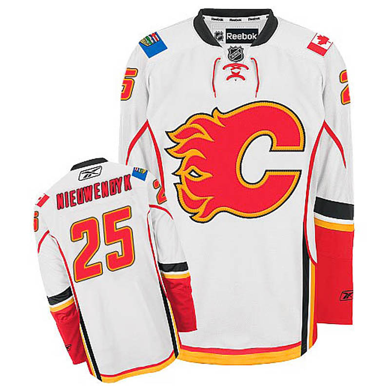 Joe Nieuwendyk Calgary Flames #25 Away Ice Hockey Jersey